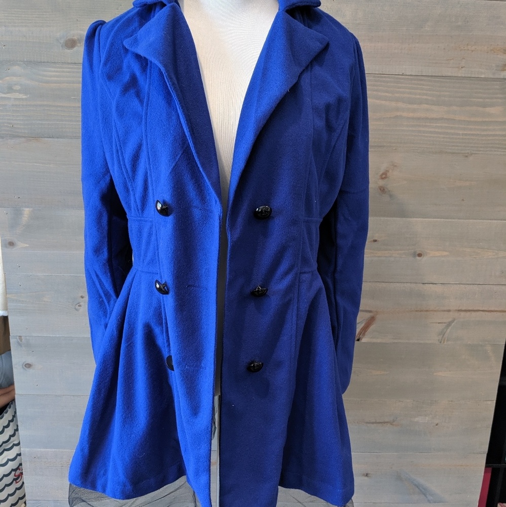 Blue peacoat